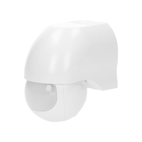 CZUJNIK RUCHU 180ST., REGULACJA PIONOWA I POZIOMA, IP44, 1200W, BIAŁY CZUJNIK RUCHU 180ST., REGULACJA PIONOWA I POZIOMA, IP44, 1200W, BIAŁY