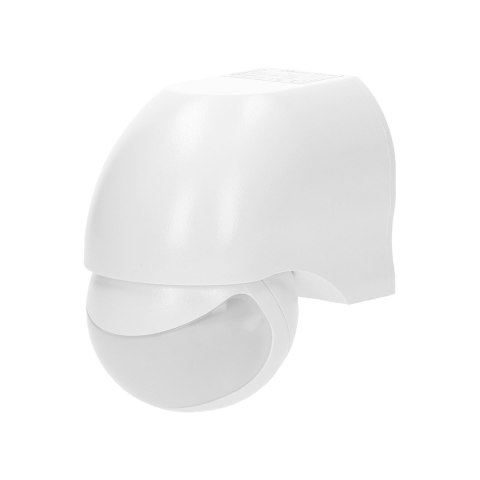 CZUJNIK RUCHU 180ST., REGULACJA PIONOWA I POZIOMA, IP44, 1200W, BIAŁY CZUJNIK RUCHU 180ST., REGULACJA PIONOWA I POZIOMA, IP44, 1200W, BIAŁY
