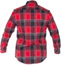 LPKF12XL KOSZULA FLANELOWA W KRATĘ, CZERWONA, H:188-194, C:116-120, 2XL