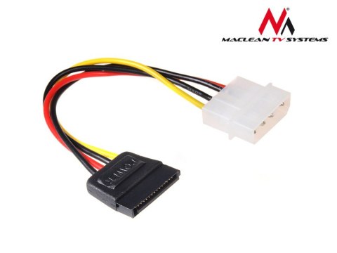 MCTV-633 KABEL ADA PTER ZASILANIA MOLEx SATA 15 CM MACLEAN MCTV-633 KABEL ADA PTER ZASILANIA MOLEx SATA 15 CM MACLEAN