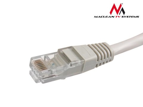 MCTV-647 PRZEWÓD, KABEL PATCHCORD UTP 5E WTYK-WTYK 10 M SZARY MACLEAN MCTV-647 PRZEWÓD, KABEL PATCHCORD UTP 5E WTYK-WTYK 10 M SZARY MACLEAN