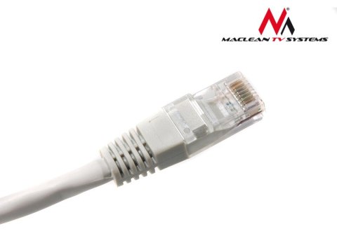 MCTV-647 PRZEWÓD, KABEL PATCHCORD UTP 5E WTYK-WTYK 10 M SZARY MACLEAN MCTV-647 PRZEWÓD, KABEL PATCHCORD UTP 5E WTYK-WTYK 10 M SZARY MACLEAN