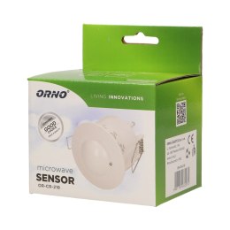MIKROFALOWY CZUJNIK RUCHU DO SUFITÓW  PODWIESZANYCH, IP20, 1200W