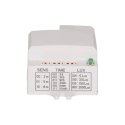 MIKROFALOWY CZUJNIK RUCHU MINI , 360/180ST. Z REGULACJĄ ZWORKOWĄ, IP20, 1200W
