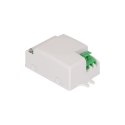 MIKROFALOWY CZUJNIK RUCHU MINI , 360/180ST. Z REGULACJĄ ZWORKOWĄ, IP20, 1200W
