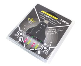 AK103D KARTA DŹWIĘKOWA MUZYCZNA USB 7.1