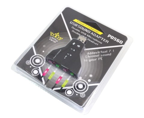 AK103D KARTA DŹWIĘKOWA MUZYCZNA USB 7.1 AK103D KARTA DŹWIĘKOWA MUZYCZNA USB 7.1