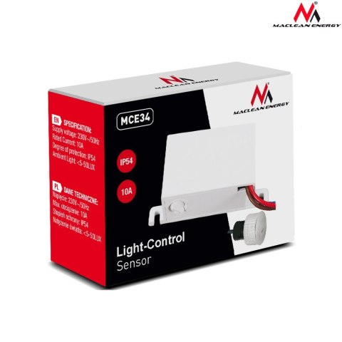 MCE34 CZUJNIK ZMIERZCHOWY Z ZEWNĘTRZNĄ SONDĄ 2300W MCE34 CZUJNIK ZMIERZCHOWY Z ZEWNĘTRZNĄ SONDĄ 2300W