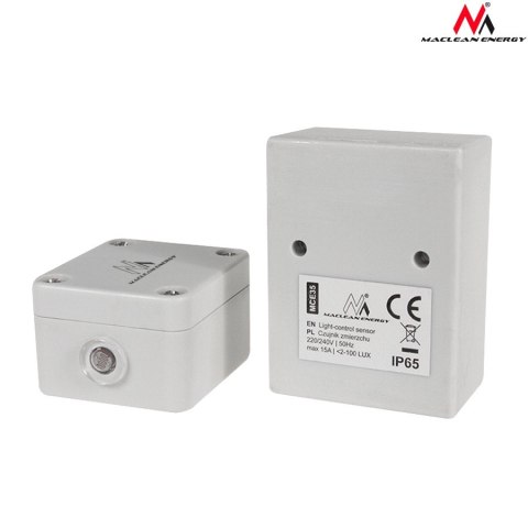 MCE35 CZUJNIK ZMIERZCHOWY Z ZEWNĘTRZNĄ SONDĄ MAx 3450W MCE35 CZUJNIK ZMIERZCHOWY Z ZEWNĘTRZNĄ SONDĄ MAx 3450W