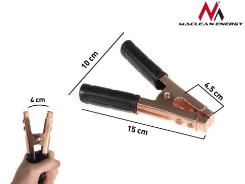 MCE36 KROKODYLKI 400A, MIEDZIOWANE - 2 SZTUKI MCE36 KROKODYLKI 400A, MIEDZIOWANE - 2 SZTUKI
