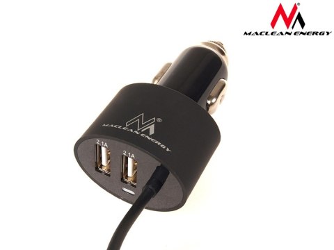 MCE76 37545 ŁADOWARKA SAMOCHODOWA 2xUSB, 5.2A, LIGHTNING S PIRALNY 1.8M MCE76 37545 ŁADOWARKA SAMOCHODOWA 2xUSB, 5.2A, LIGHTNING S PIRALNY 1.8M