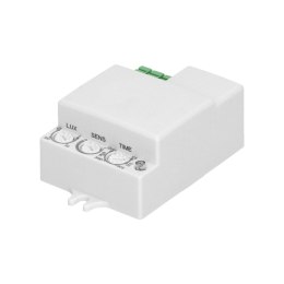 MIKROFALOWY CZUJNIK RUCHU, MINI, 360/180ST. IP20, 1200W