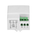 MIKROFALOWY CZUJNIK RUCHU, MINI, 360/180ST. IP20, 1200W