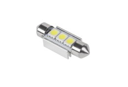 ŻARÓWKA SAMOCHODOWA LED (CANBUS) SV8,5 11x36MM 3x5050 SMD, BIAŁA