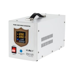ZASILACZ AWARYJNY KEMOT PROSINUS-1000  PRZETWORNICA Z CZYSTYM  PRZEBIEGIEM SINUSOIDALNYM I FUNKCJĄ ŁADOWANIA 12V 230V 1000VA/700W