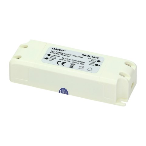 ZASILACZ DO LED 12VDC 18W, IP20 ZASILACZ DO LED 12VDC 18W, IP20