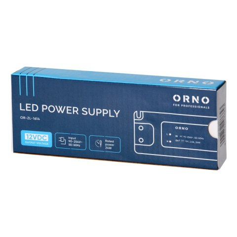 ZASILACZ DO LED 12VDC 24W, IP20 ZASILACZ DO LED 12VDC 24W, IP20