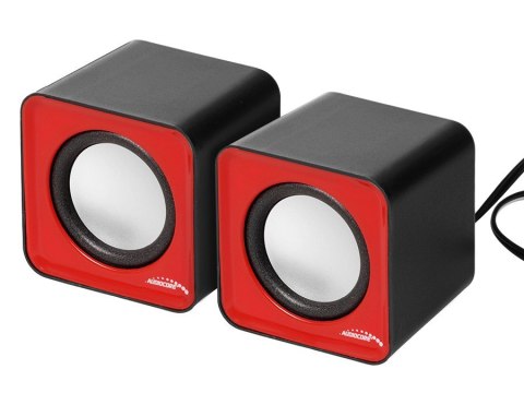 AC870 R 43397 GŁOŚNIKI KOM PUTEROWE 6W USB RED&BLACK AC870 R 43397 GŁOŚNIKI KOM PUTEROWE 6W USB RED&BLACK