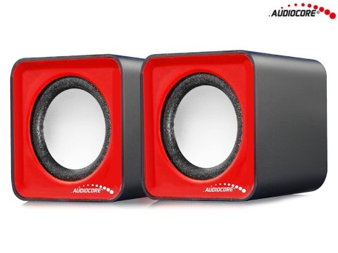 AC870 R 43397 GŁOŚNIKI KOM PUTEROWE 6W USB RED&BLACK AC870 R 43397 GŁOŚNIKI KOM PUTEROWE 6W USB RED&BLACK