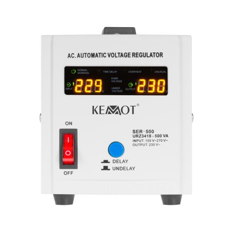AUTOMATYCZNY STABILIZATOR NA PIĘCIA KEMOT SER-500 AUTOMATYCZNY STABILIZATOR NA PIĘCIA KEMOT SER-500