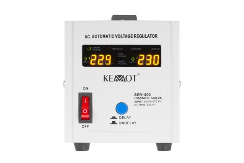 AUTOMATYCZNY STABILIZATOR NA PIĘCIA KEMOT SER-500 AUTOMATYCZNY STABILIZATOR NA PIĘCIA KEMOT SER-500