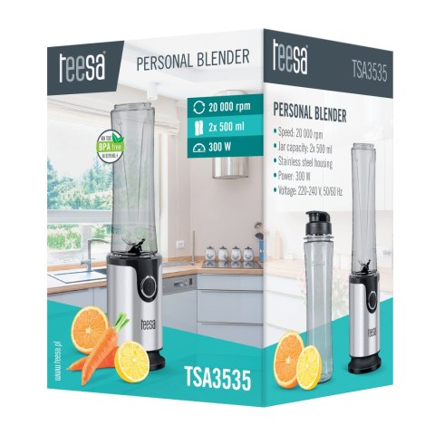 BLENDER PERSONALNY Z DWOMA KUBKAMI BLENDER PERSONALNY Z DWOMA KUBKAMI