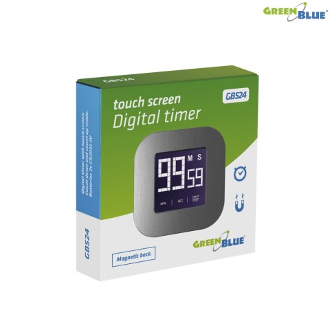 GB524 46005 CYFROWY TIMER STO PER MINUTNIK MAGNETYCZNY Z DOTYKOWYM EKRANEM GB524 46005 CYFROWY TIMER STO PER MINUTNIK MAGNETYCZNY Z DOTYKOWYM EKRANEM