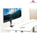 MC-714 44490 UCHWYT BIURKOWY DO DWÓCH MONITORÓW LCD 13-27 CALI 8KG ALUMINIOWY