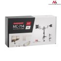 MC-714 44490 UCHWYT BIURKOWY DO DWÓCH MONITORÓW LCD 13-27 CALI 8KG ALUMINIOWY
