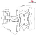 MC-741 46735 UCHWYT DO TELEWIZORA LUB MONITORA 13-42 CALE 25KG CZARNY