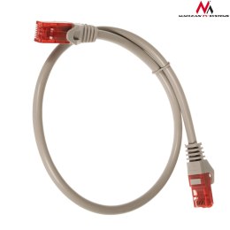 MCTV-300 S 47257 PRZEWÓD KABEL  PATCHCORD UTP CAT6 WTYK-WTYK 0,5M SZARY