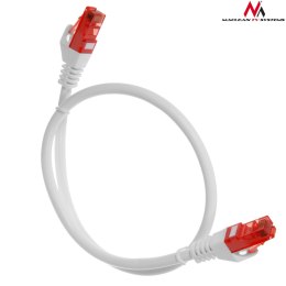 MCTV-300 W 47258 PRZEWÓD KABEL  PATCHCORD UTP CAT6 WTYK-WTYK 0,5M BIAŁY