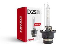 ŻARÓWKA KSENONOWA ŻARNIK xENON D2S 6000K AMIO  PREMIUM AMIO-01976