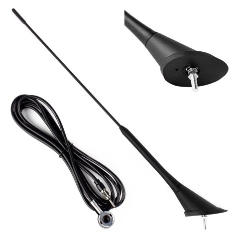 ANTENA SAMOCHODOWA 40 CM ANT07 AMIO-01507 ANTENA SAMOCHODOWA 40 CM ANT07 AMIO-01507