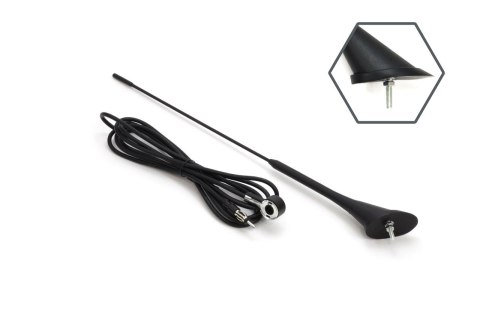 ANTENA SAMOCHODOWA 40 CM ANT07 AMIO-01507 ANTENA SAMOCHODOWA 40 CM ANT07 AMIO-01507