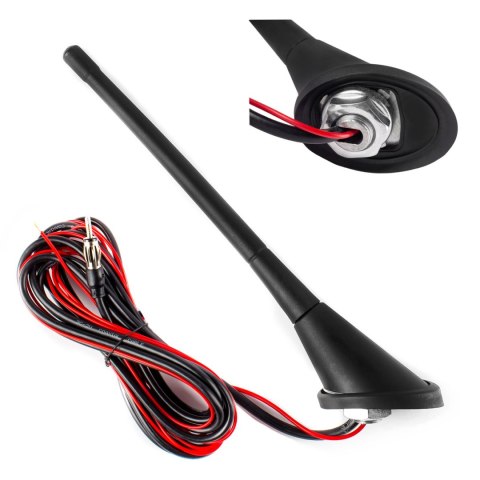 ANTENA SAMOCHODOWA ZE WZMACNIACZEM ANT04 AMIO-01127 ANTENA SAMOCHODOWA ZE WZMACNIACZEM ANT04 AMIO-01127