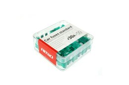BEZ PIECZNIKI SAMOCHODOWE STANDARD  PUDEŁKO 50 SZT. 30A AMIO-01338