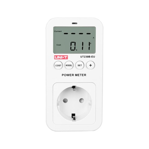 GNIAZDO SIECIOWE Z MIERNIKIEM ZUŻYCIA ENERGII UNI-T UT230B-EU GNIAZDO SIECIOWE Z MIERNIKIEM ZUŻYCIA ENERGII UNI-T UT230B-EU