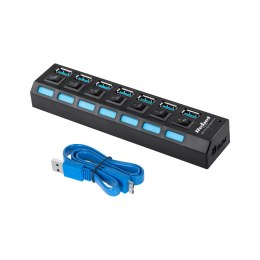 HUB USB 3.0 7  PORTOWY REBEL