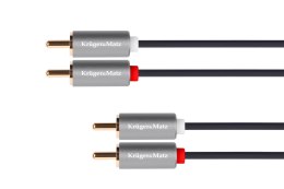 KABEL 2RCA-2RCA 1.8M KRUGER&MATZ BASIC
