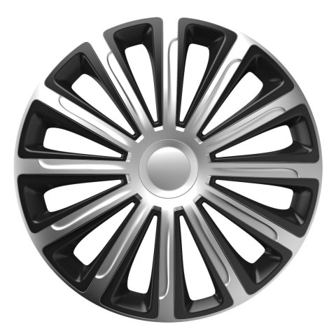 KOŁ PAK SAMOCHODOWY CZARNO SREBRNY TREND SILVER&BLACK 14" CALI KOŁ PAK SAMOCHODOWY CZARNO SREBRNY TREND SILVER&BLACK 14" CALI