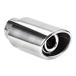 KOŃCÓWKA TŁUMIKA WYDECHU STAL NIERDZEWNA MT 003 CHROM AMIO-01303