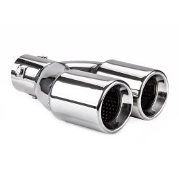 KOŃCÓWKA TŁUMIKA WYDECHU STAL NIERDZEWNA MT 008 CHROM AMIO-01308