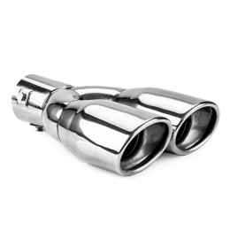 KOŃCÓWKA TŁUMIKA WYDECHU STAL NIERDZEWNA MT 010 CHROM AMIO-01310
