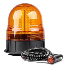 LAM PA OSTRZEGAWCZA BŁYSKOWA KOGUT 80 LED MAGNES R10 12V 24V W09M AMIO-01502