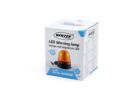 LAM PA OSTRZEGAWCZA BŁYSKOWA KOGUT 80 LED MAGNES R10 12V 24V W09M AMIO-01502 LAM PA OSTRZEGAWCZA BŁYSKOWA KOGUT 80 LED MAGNES R10 12V 24V W09M AMIO-01502
