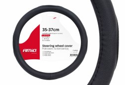 POKROWIEC NAKŁADKA NA KIEROWNICĘ SAMOCHODOWĄ S 35-37CM SWC-09-S AMIO-01364