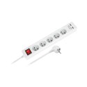 PRZEDŁUŻACZ SIECIOWY REBEL 5 GNIAZD + 2 GNIAZDA USB Z WYŁĄCZNIKIEM -1,5M