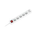 PRZEDŁUŻACZ SIECIOWY REBEL 5 GNIAZD + 2 GNIAZDA USB Z WYŁĄCZNIKIEM -1,5M