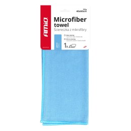 ŚCIERECZKA MIKROFIBRA BEZSMUGOWA DO MYCIA CZYSZCZENIA SZYB OKIEN LUSTER 40x60 CM AMIO-01749